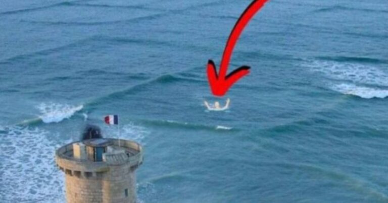 Al notar la formación de olas cuadradas en el mar, retírese del agua sin demora