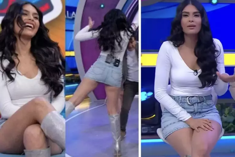 Sin palabras, solo emociones: cómo la mujer de cabello castaño con botas plateadas salvó a su equipo.