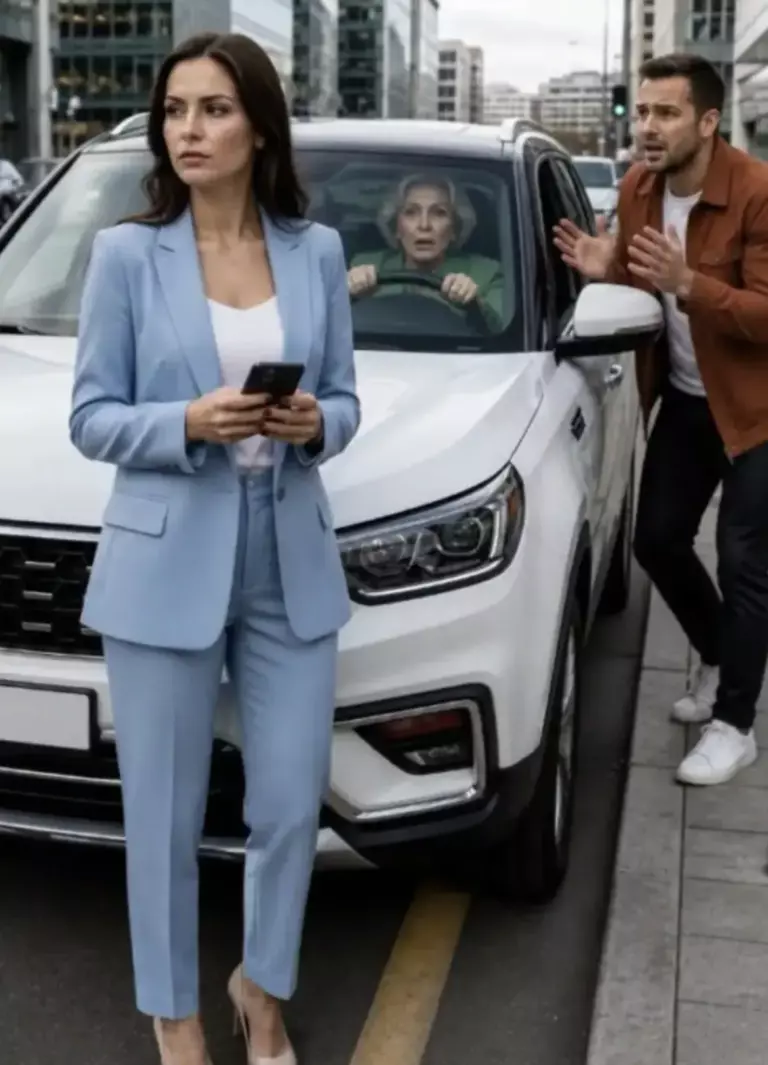 Mi marido se llevó mi coche sin pedirme permiso y se lo regaló a su madre por su aniversario. No armé ningún escándalo: simplemente llamé a la policía de tráfico.