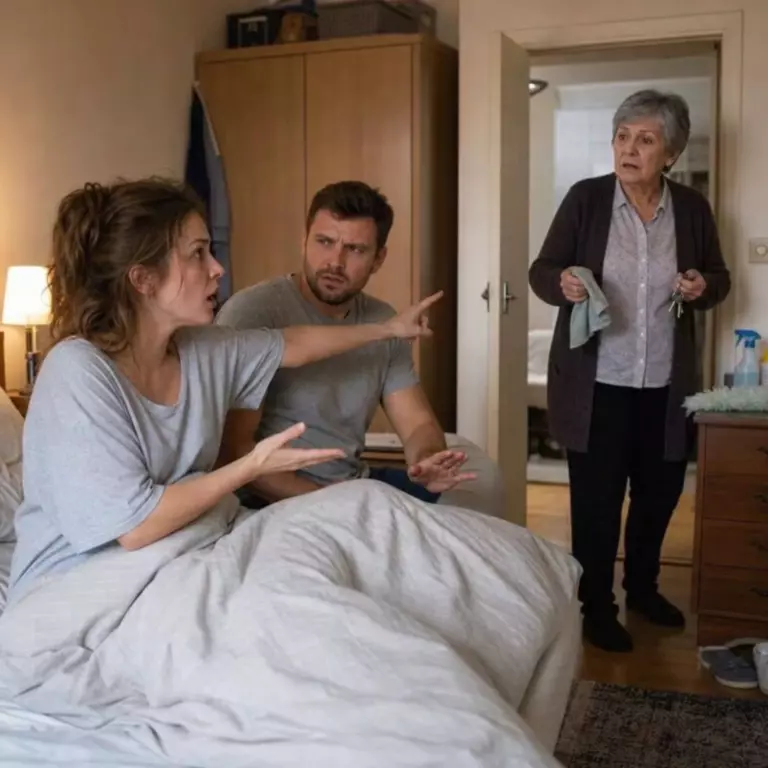—¡Quítale las llaves a tu madre inmediatamente! ¡Entró en nuestro dormitorio sin llamar mientras estábamos durmiendo! ¡No pienso vivir en una casa donde cualquiera pueda entrar y salir cuando le dé la gana!…