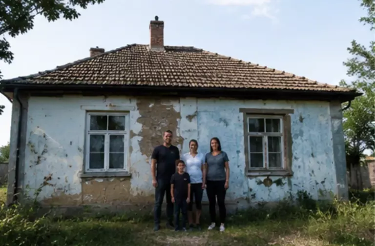 Купиха тази изоставена къща, която целият квартал смяташе за годна само за събаряне… Година по-късно съседите не можеха да повярват на очите си