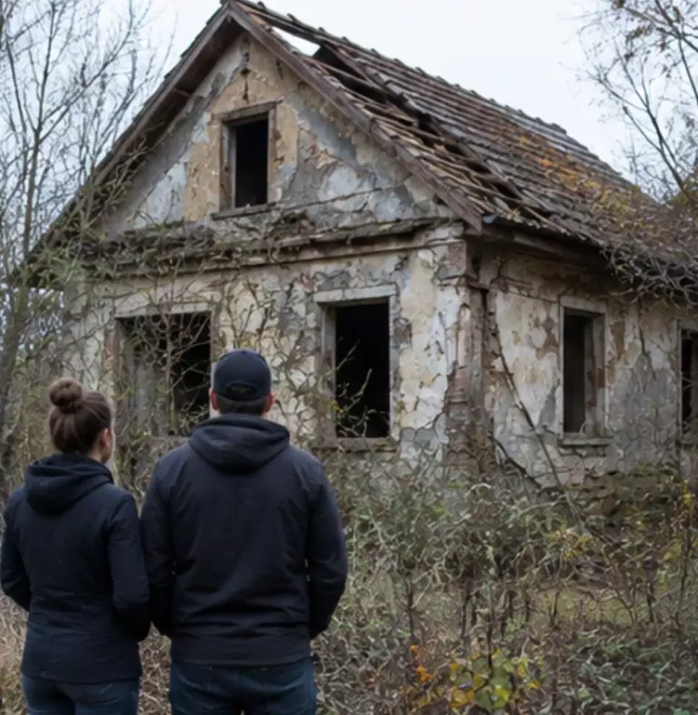 Ils ont acheté cette maison abandonnée que tout le monde jugeait « bonne à démolir »… Un an plus tard, les voisins s’arrêtaient devant le portail pour la photographier