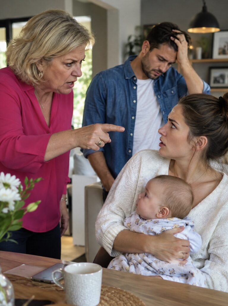 — Faites faire un test ADN au bébé. Je ne crois pas que ce soit mon petit-fils ! — lança ma belle-mère devant toute la famille.