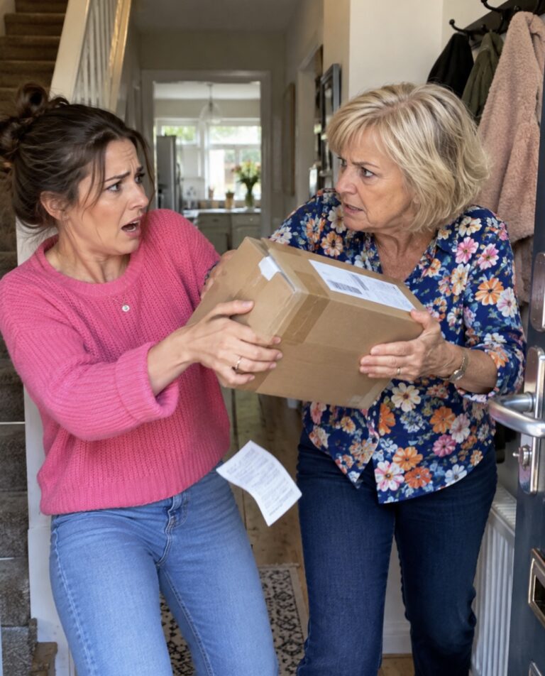We Fell Out with My Mother-in-Law Over an Ordinary Parcel. She Snatched the Box from My Hands — and a Receipt Fell Out with Our Neighbor’s Name on It